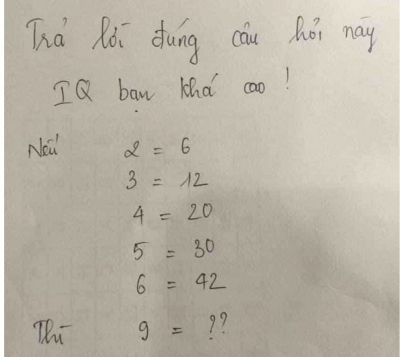 Bài toán đơn giản nhưng khiến nhiều người đau đầu