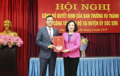 Con trai nguyên Bí thư Hà Nội Phạm Quang Nghị làm Phó Bí thư Sóc Sơn