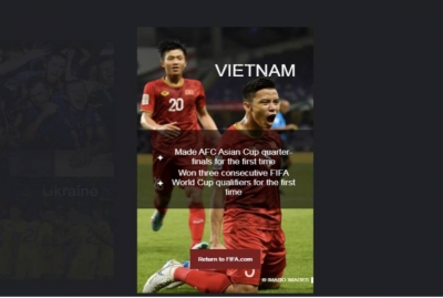 FIFA gọi tên Việt Nam, chọn ra những đội tuyển gây bất ngờ năm 2019