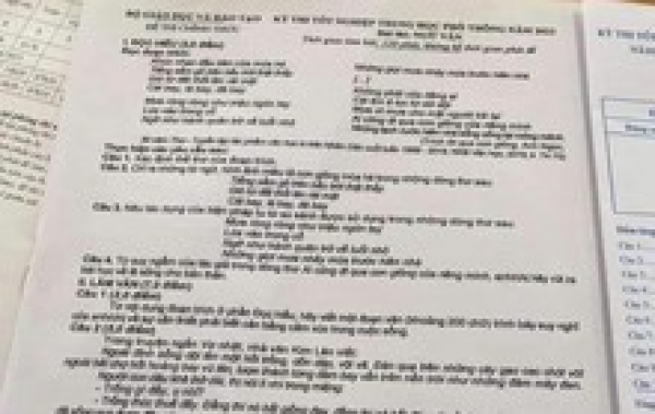 Hành vi lộ, lọt đề thi THPT là “loại tài liệu tối mật” sẽ bị xử lý ra sao?