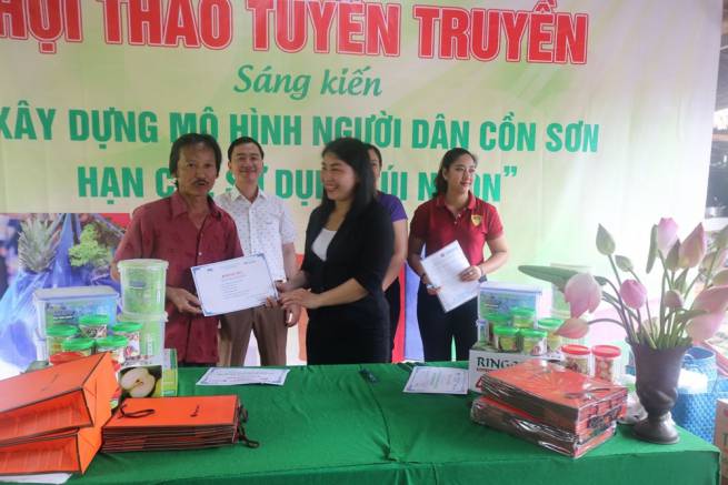 Cồn Sơn xanh, th&acirc;n thiện m&ocirc;i trường