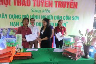 Cồn Sơn xanh, th&acirc;n thiện m&ocirc;i trường