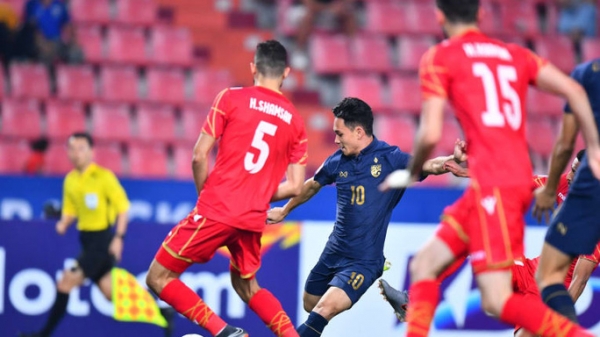 U23 Thái Lan khiến châu Á bất ngờ khi thắng Bahrain đến 5-0