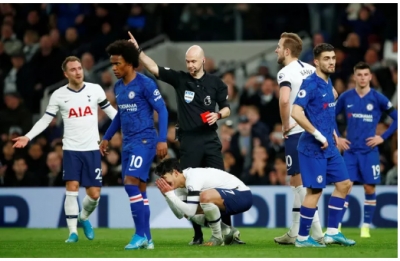 Son Heung-min bị đuổi, Tottenham gục ngã trận derby sân nhà trước Chelsea