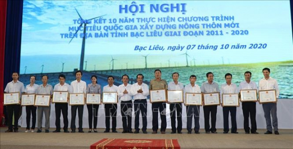 Bạc Liêu có 100% xã đạt chuẩn nông thôn mới