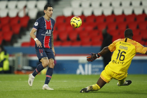 Di Maria lập cú đúp, PSG tiếp tục ở đỉnh bảng Ligue 1