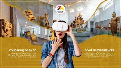 Trải nghiệm scan 3D tại Bảo tàng Điêu khắc Chăm Đà Nẵng