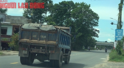 Bất an với đoàn xe tải tung hoành trên quốc lộ ở Đà Nẵng