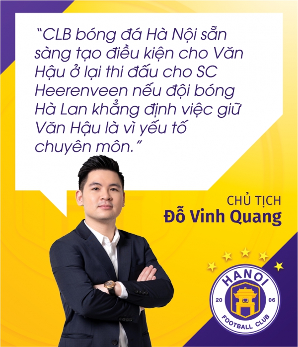 Tương lai Văn Hậu ở Heerenveen bất ngờ có bước đột phá lớn