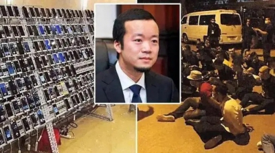 Quy m&ocirc; khủng khiếp của &ldquo;trang trại điện thoại&rdquo; dưới tay &ldquo;&ocirc;ng tr&ugrave;m&rdquo; Chen Zhi