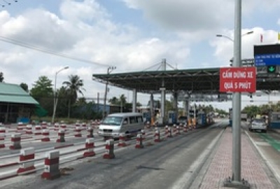 Trạm BOT Cai Lậy thu phí trở lại vào ngày 25-3