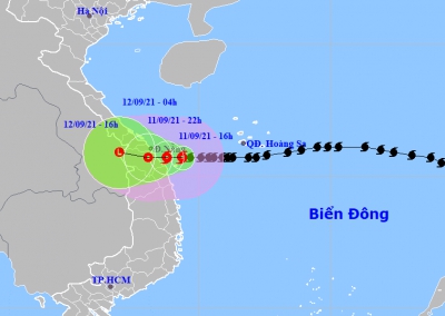 Đêm nay bão số 5 đổ bộ từ Thừa Thiên - Huế đến Quảng Ngãi, lo ngập lụt trên diện rộng