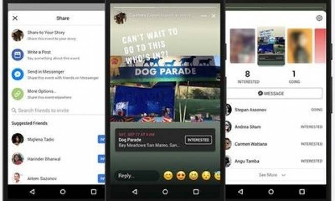 Tính năng mới của Facebook cho phép chia sẻ các sự kiện trong Stories