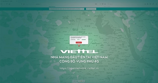 Viettel công bố bản đồ vùng phủ sóng của mạng di động 4G