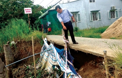 Sớm có giải pháp khắc phục sạt lở