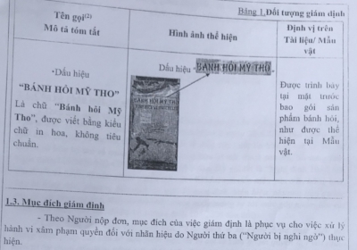 Sử dụng dòng chữ &quot;Bánh hỏi Mỹ Tho&quot;, một doanh nghiệp bị kiện