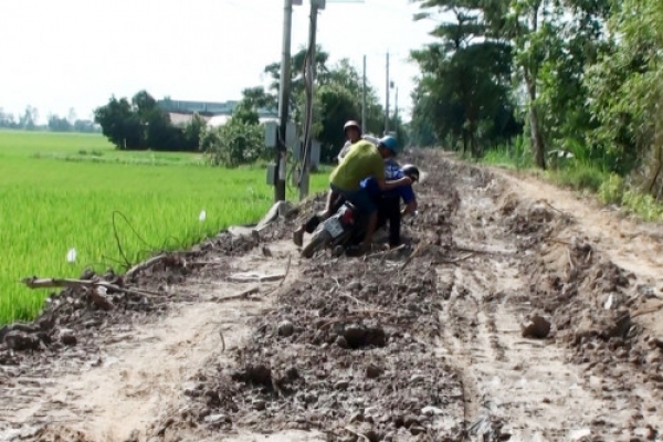 An Giang: Nhiều học sinh có nguy cơ bỏ học do thiếu cầu tạm