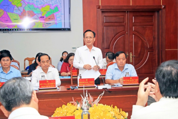 Cà Mau và Bạc Liêu họp bàn về việc hợp nhất đơn vị hành chính cấp tỉnh