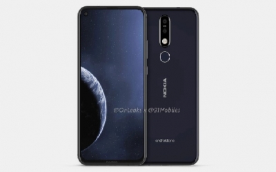 Lộ diện hình ảnh Nokia 8.1 Plus với màn hình &quot;khuyên tai&quot;