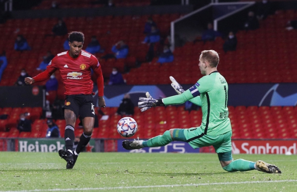 Rashford lập hat-trick vàng, Man United vùi dập &quot;bò đỏ&quot; RB Leipzig