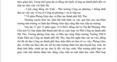 Tạm giữ thầy giáo nhắn tin “gạ tình” nữ sinh lớp 8