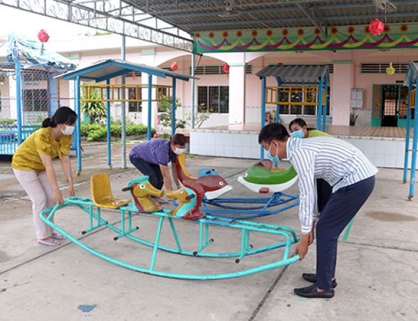 Bảo quản cơ sở vật chất hè