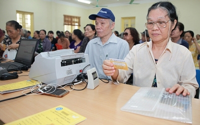 3,1 triệu người hưởng lương hưu, trợ cấp bảo hiểm xã hội hằng tháng