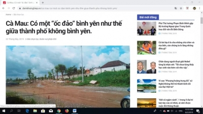 Đề nghị xử lý trang web đăng thông tin sai sự thật về Chủ tịch tỉnh Cà Mau