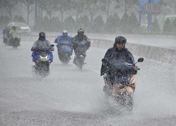 Trung Bộ, Nam Tây Nguyên và Nam Bộ tiếp tục mưa lớn những ngày tới