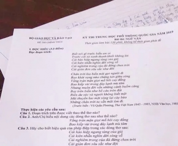 Vụ lọt đề thi môn văn ở Phú Thọ: Một trong hai người giải hộ bài là nữ sinh trường sư phạm