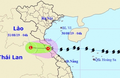 Bão số 4 suy yếu thành áp thấp nhiệt đới, nhiều nơi gió mạnh, mưa to