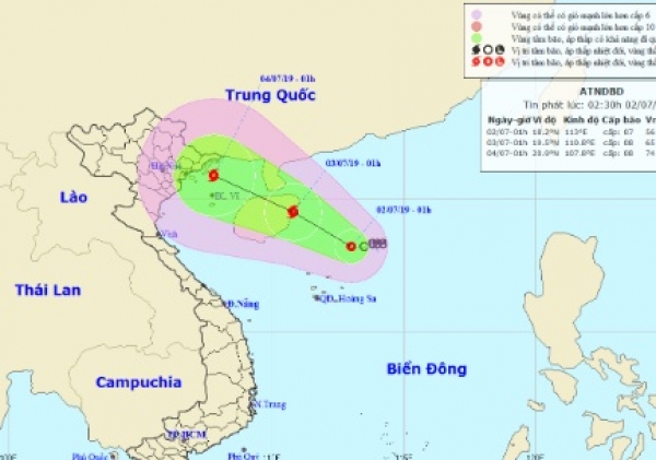 Áp thấp sẽ mạnh lên thành bão, giật cấp 11 uy hiếp từ Quảng Ninh đến Nam Định