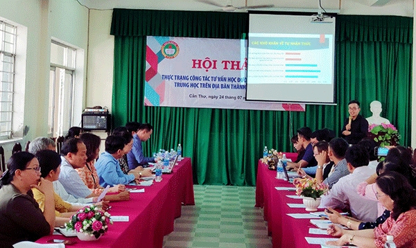 Hội thảo “Thực trạng công tác tư vấn học đường tại các trường THPT trên địa bàn TP Cần Thơ”