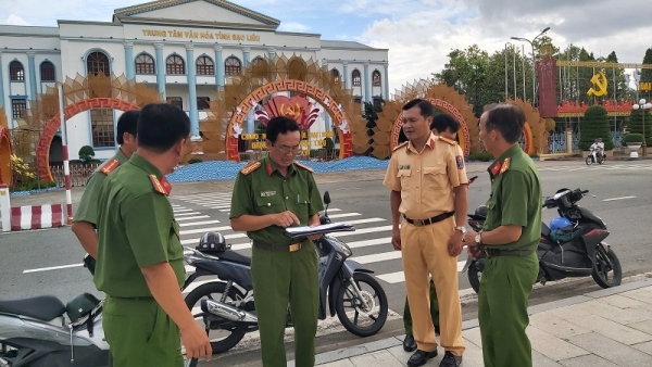 Công an tỉnh Bạc Liêu bảo vệ an toàn ĐHĐB Đảng bộ tỉnh