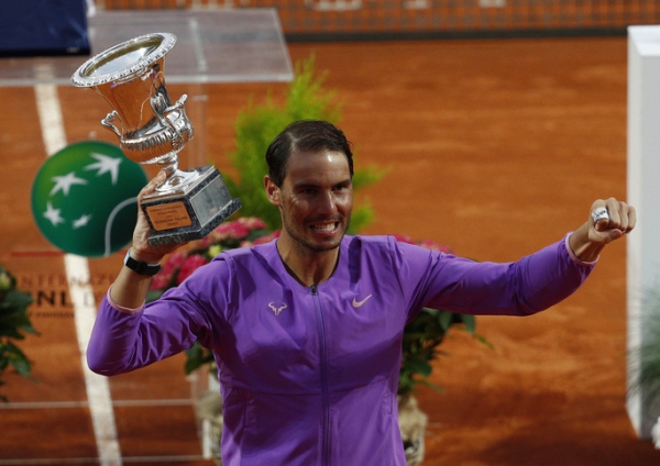 Nadal hạ Djokovic, đăng quang Rome Masters 2021