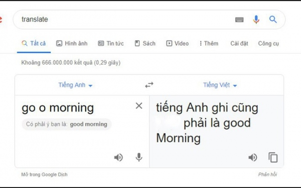 Google Dịch tiếng Việt đang bị &quot;hack&quot;