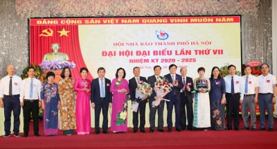 Ông Tô Quang Phán tái đắc cử Chủ tịch Hội Nhà báo TP Hà Nội