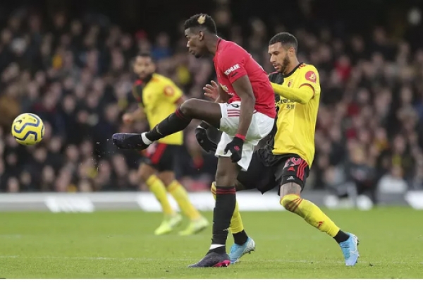 Paul Pogba tái xuất, Man United thua tan tác trước Watford