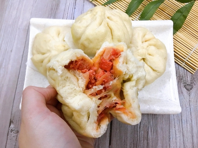 Bánh bao xá xíu phô mai