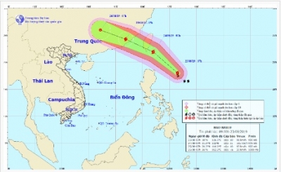 Tin mới nhất về cơn bão Bailu gần Biển Đông