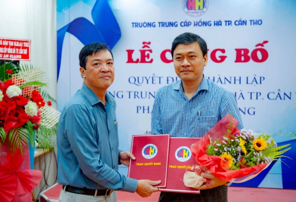 Thành lập Trường Trung cấp Hồng Hà TP. Cần Thơ phân hiệu An Giang