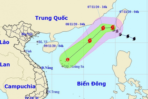 Bão Atsani vào Biển Đông giật cấp 11, trở thành cơn bão số 11