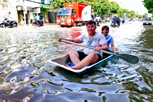 Nhiều giải pháp ứng phó sụt lún đất, nước biển dâng