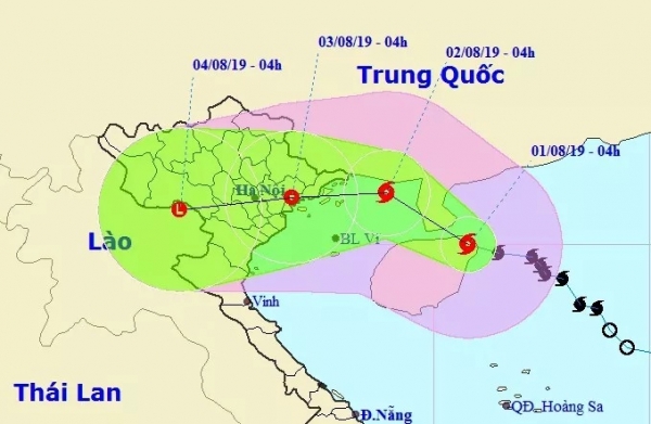 Bão số 3 mạnh thêm, giật trên cấp 12 &quot;trực chỉ&quot; vào Quảng NInh-Hải Phòng