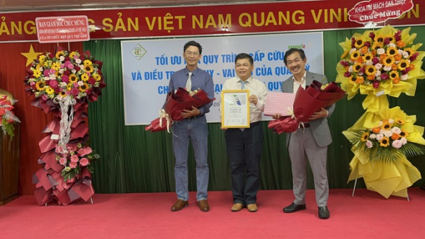 Một bệnh viện ở Cần Thơ đạt chứng nhận “Bạch kim” về điều trị đột quỵ