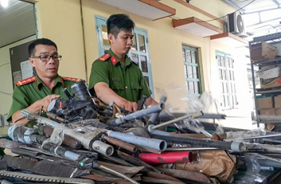 Quyết liệt đấu tranh với tội phạm, vi phạm pháp luật về vũ khí, vật liệu nổ