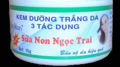 Thu hồi toàn quốc kem dưỡng trắng da 3 tác dụng sữa non ngọc trai