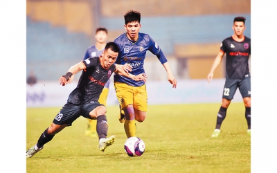 Vòng 2 Giải bóng đá vô địch LS V.League 1 - 2021 Hà Nội FC thua hai trận liên tiếp