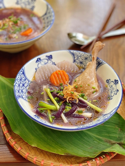 Bánh canh khoai xắt vịt xiêm