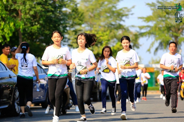 Khảo sát đường chạy giải “Mekong delta marathon” Hậu Giang 2020